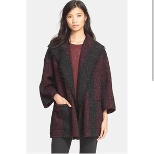 IRO Beverly Fringed Wool Blend Knit Jacket FR36/US4